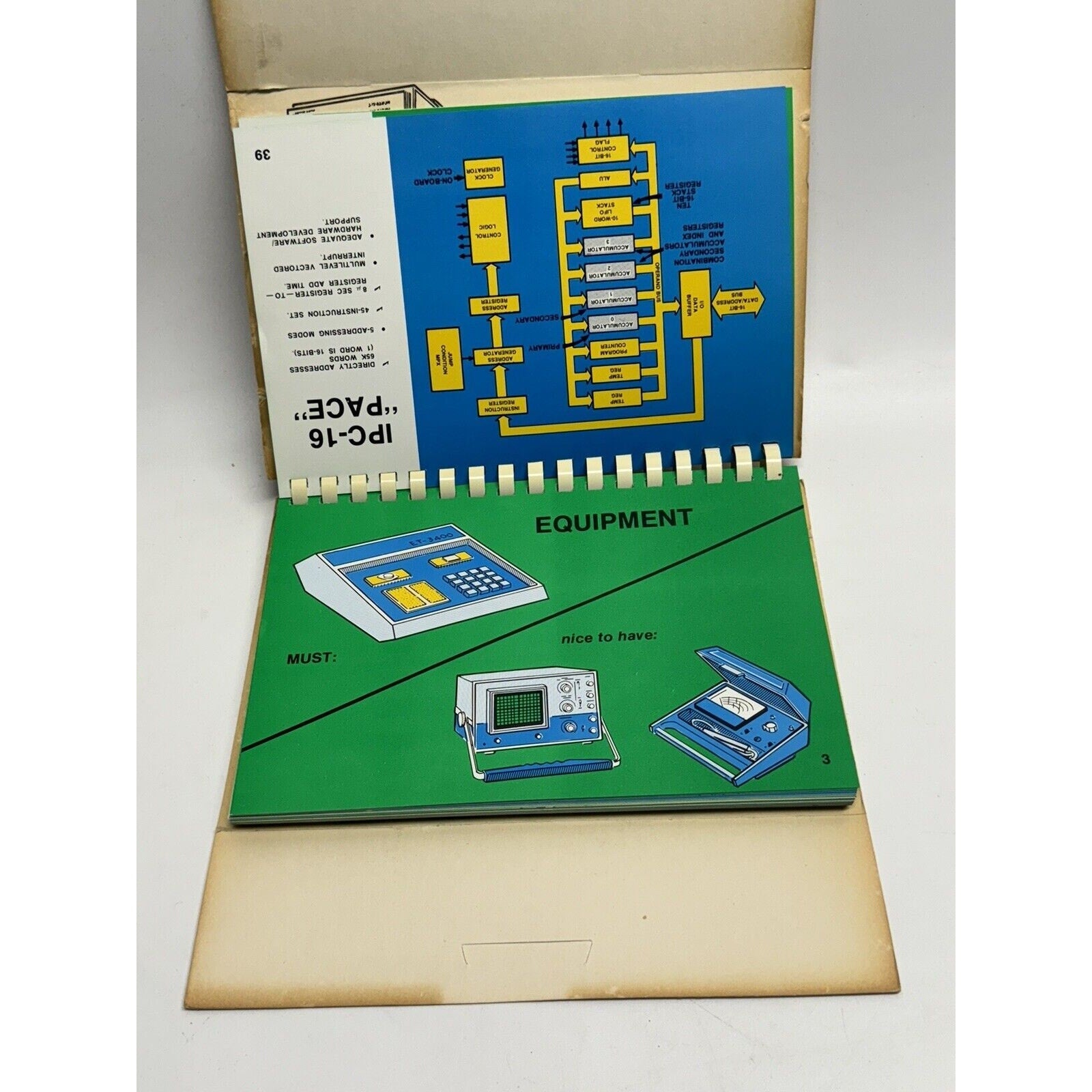 VINTAGE "RARE" Heathkit Continuing Education Microprocessors FLlipchart 1977