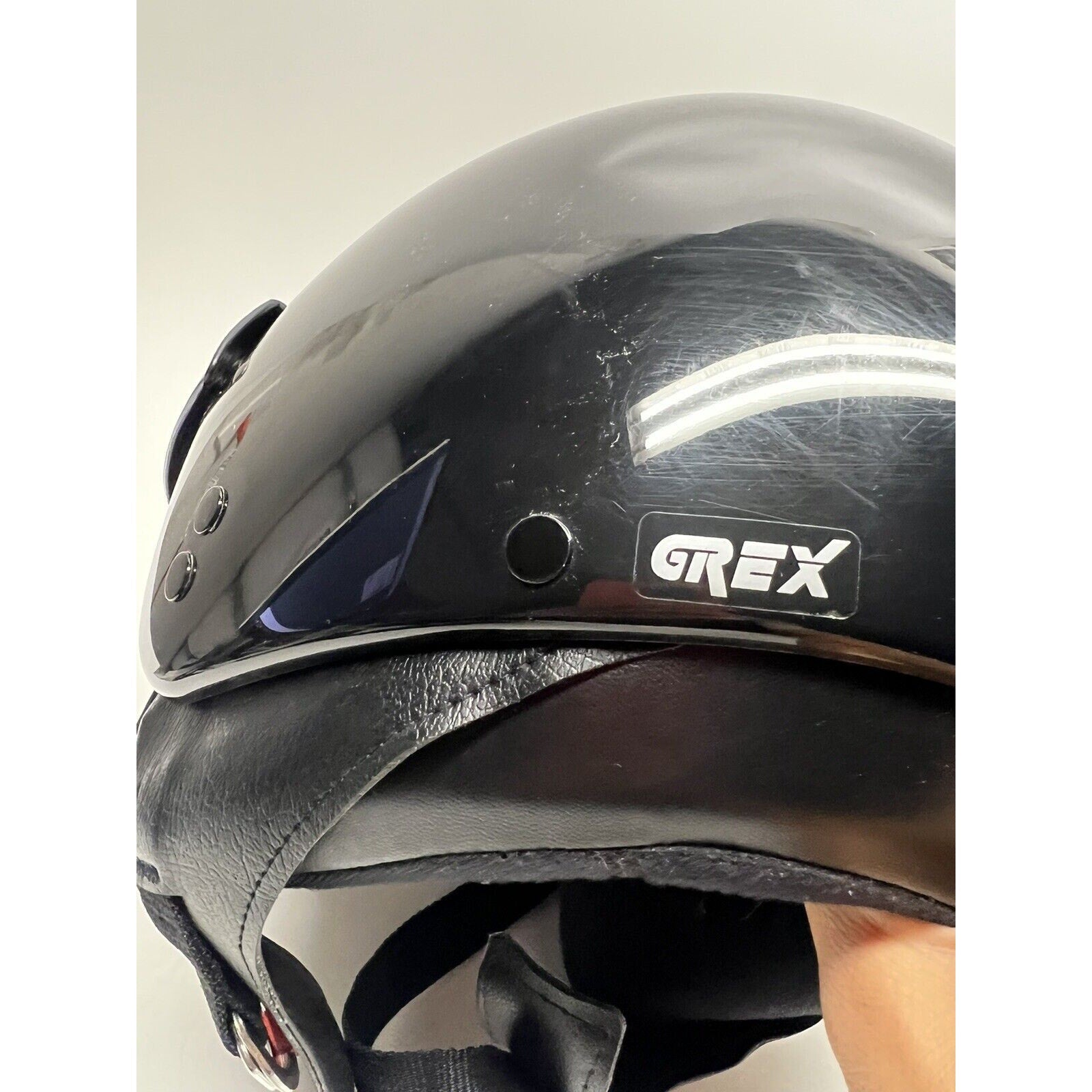 VINTAGE GREX G03 II PEAK CLUB HELMET SIZE XS-54 MADE IN ITALY