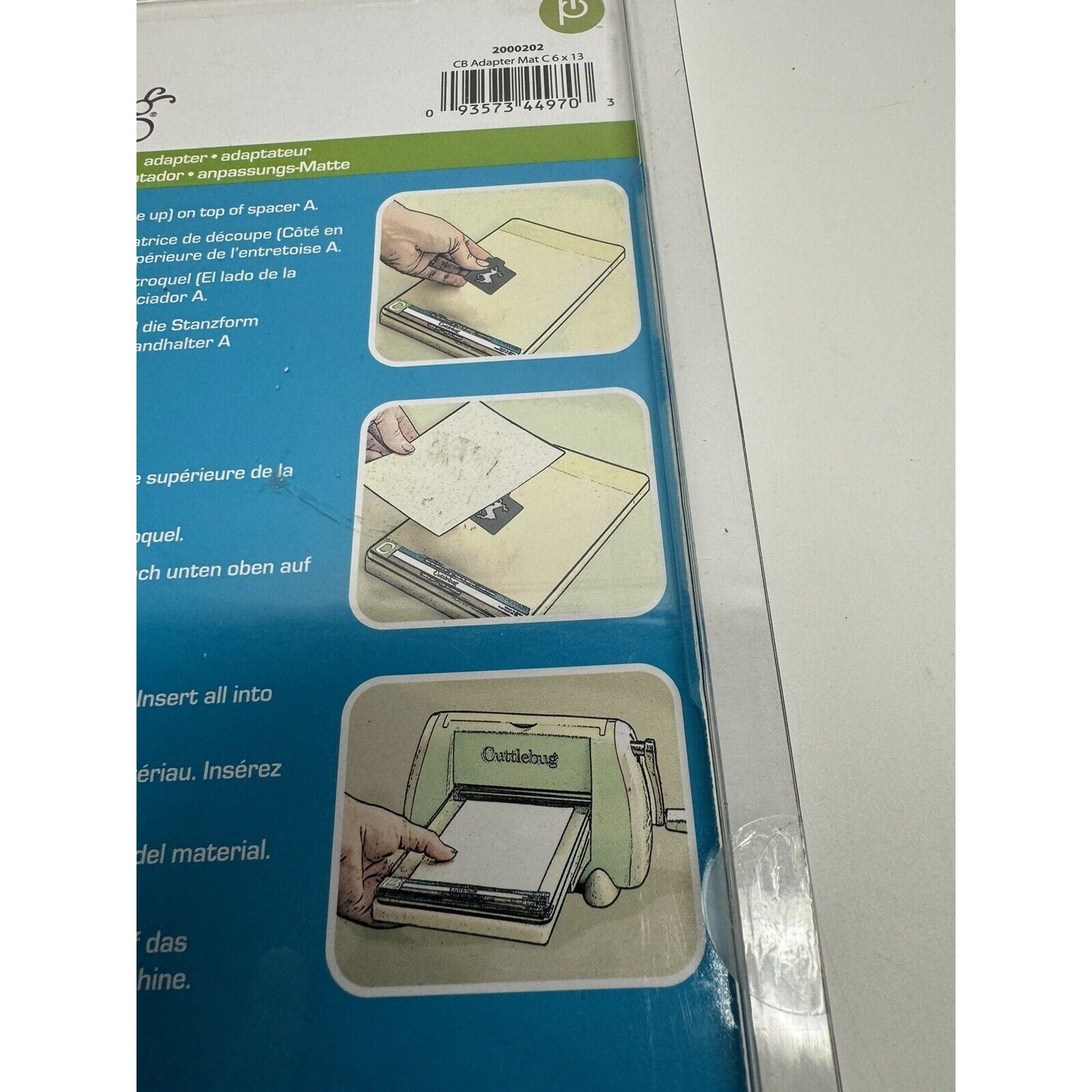 VINTAGE NOS SEALED Cricut Cuttlebug C Adapter Plate 20000202