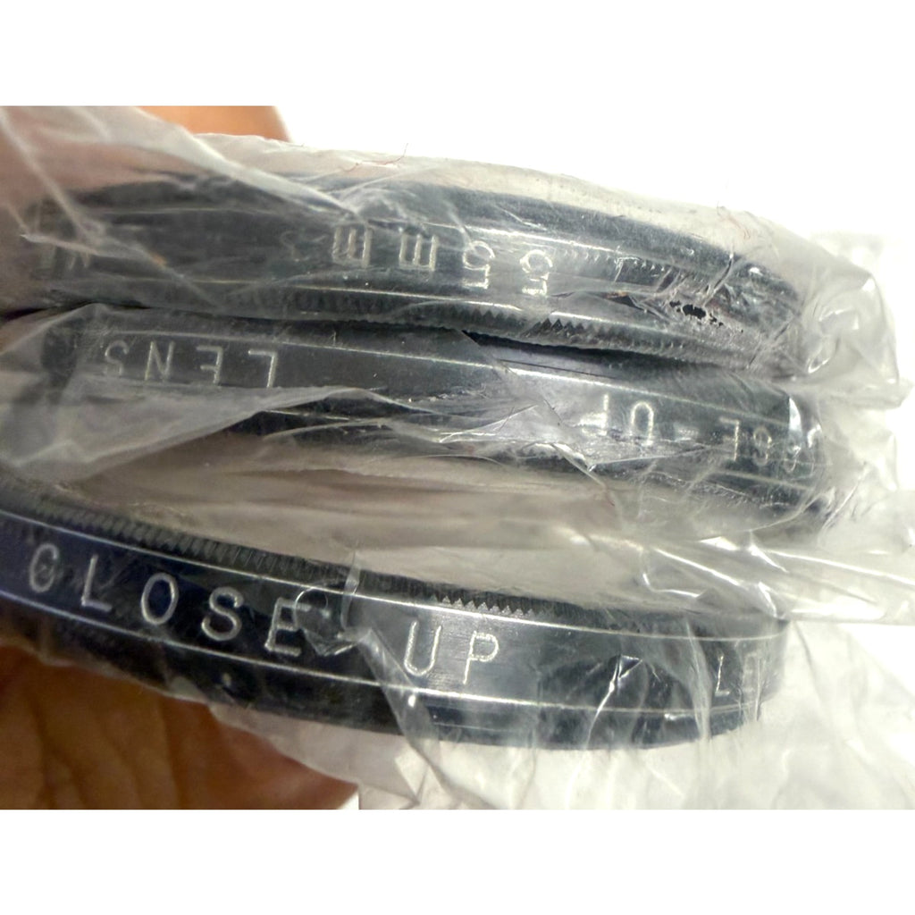 Vintage NOS VIVITAR Coated Close Up Lens Set 49mm No. 1, No. 2 & No. 3 w/ Case