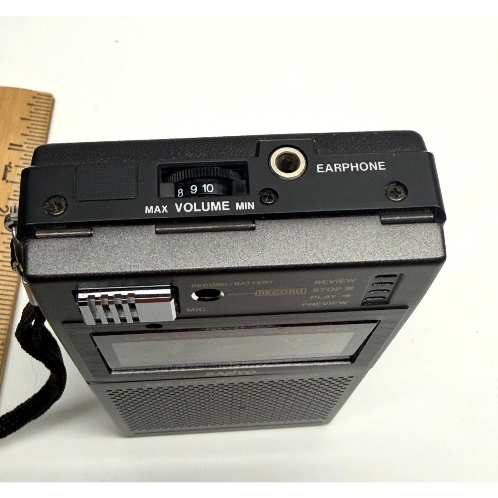 VTG Sanyo TRC-3550A Mini Talk Book Mini Cassette Voice Recorder. Not working