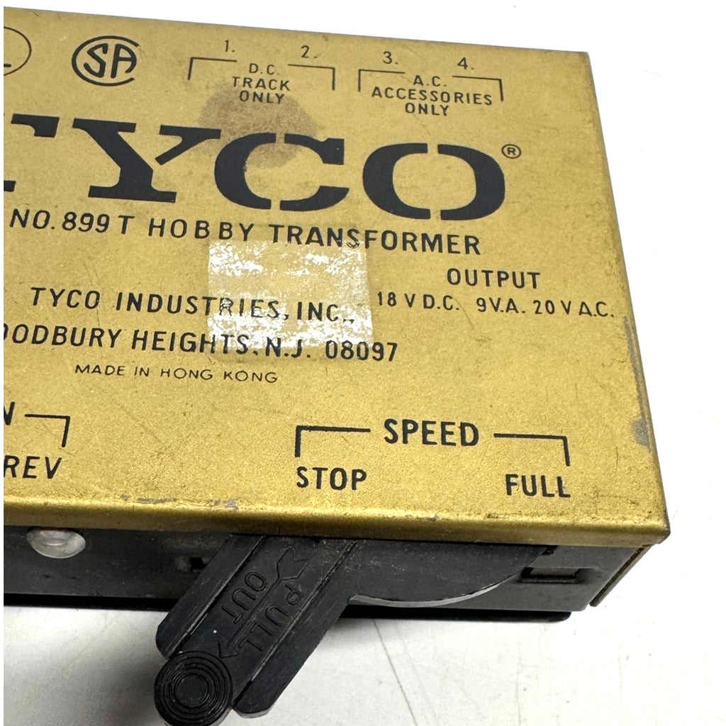 Vintage Tyco Model Trains Toy Hobby Transformer Model No. 899V