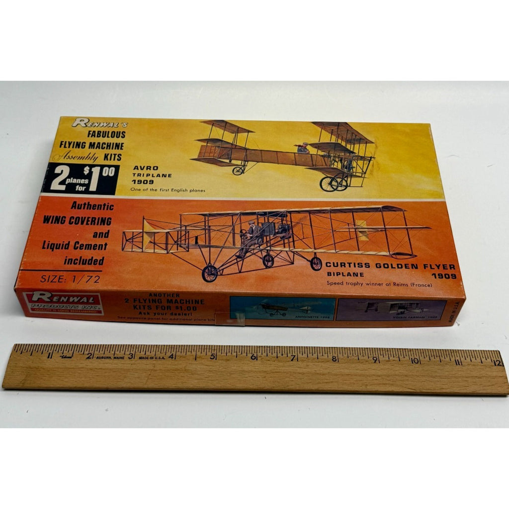 VINTAGE NEW Renwal #256 1/72 Fabulous Flying Machines - SEALED PARTS