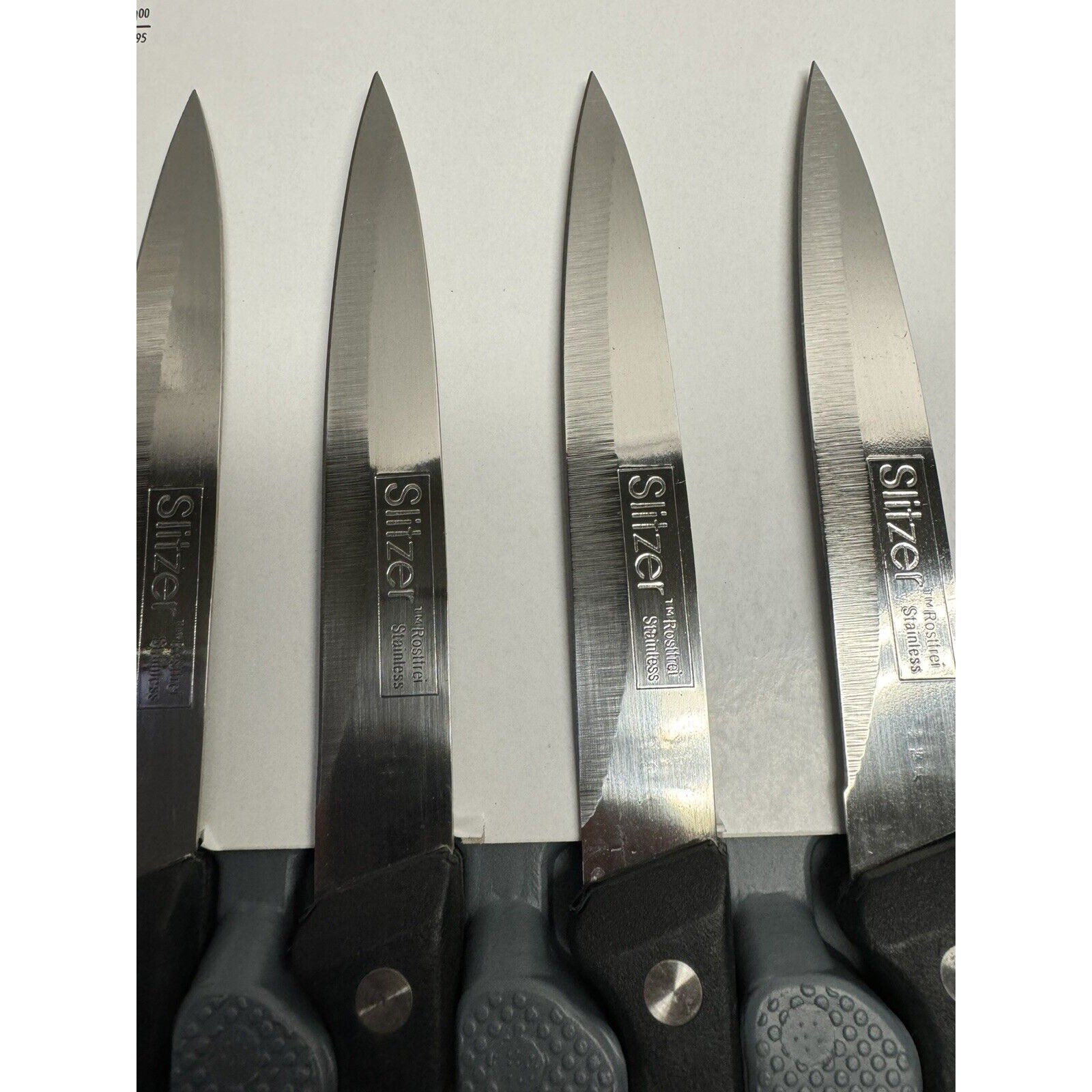 VINTAGE NOS SLITZER 13 Piece Professional German Cutlery Kitchen Knife Set