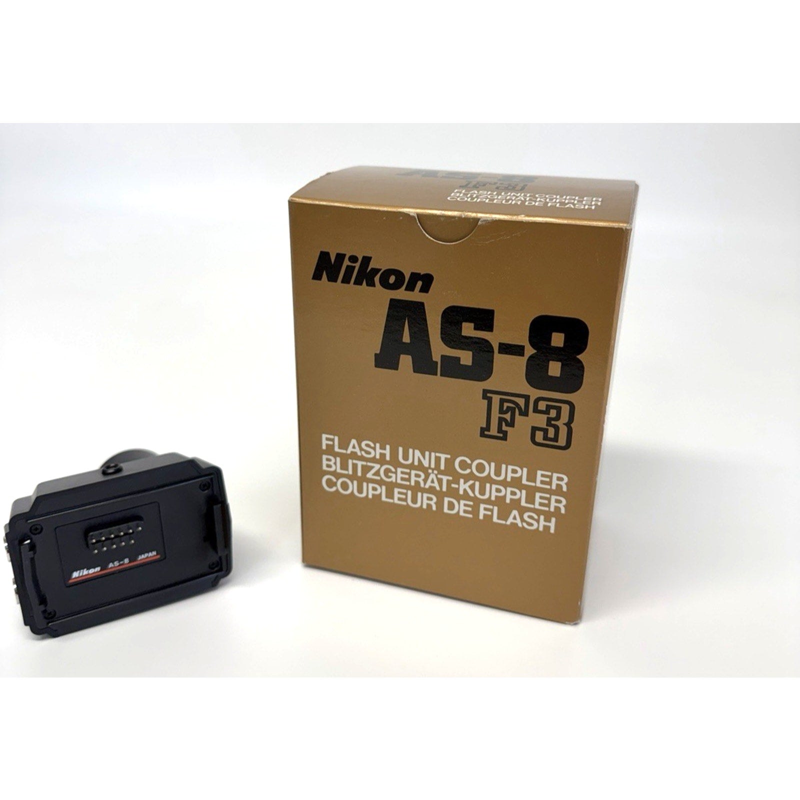 VTG Nikon Camera AS-8 Flash Module Coupler F3 Foot SB-16 Strobe Speedlight