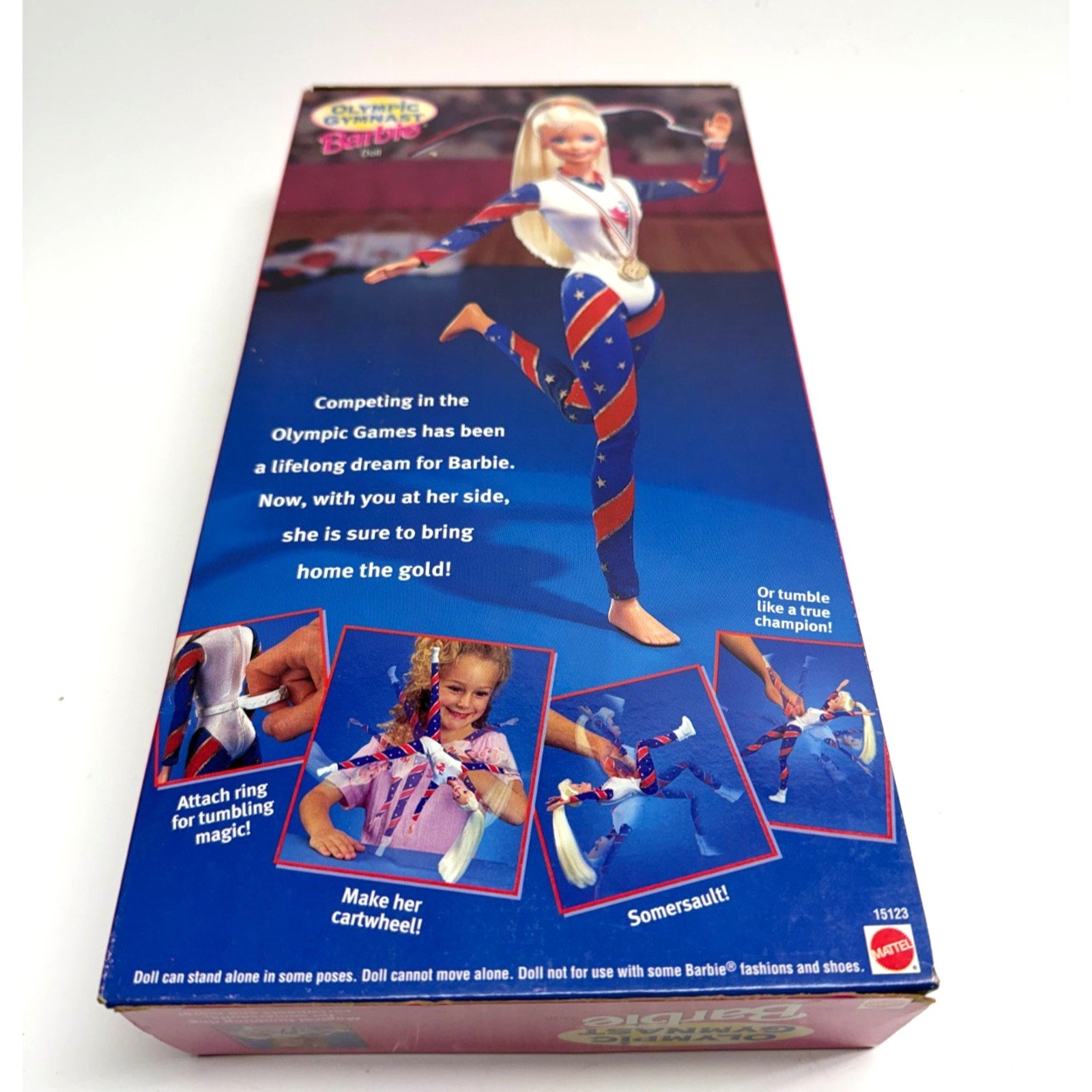 Vintage NOS Mattel Olympic Gymnast Barbie Fashion Doll 11 in Articulated 1996