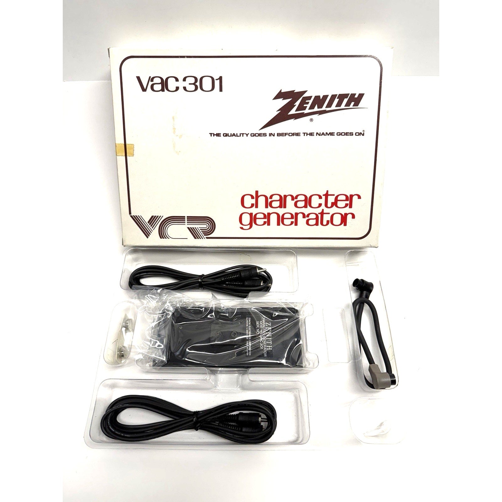 VINTAGE NOS ZENITH - VAC 301 CHARACTER GENERATOR For Video Editing