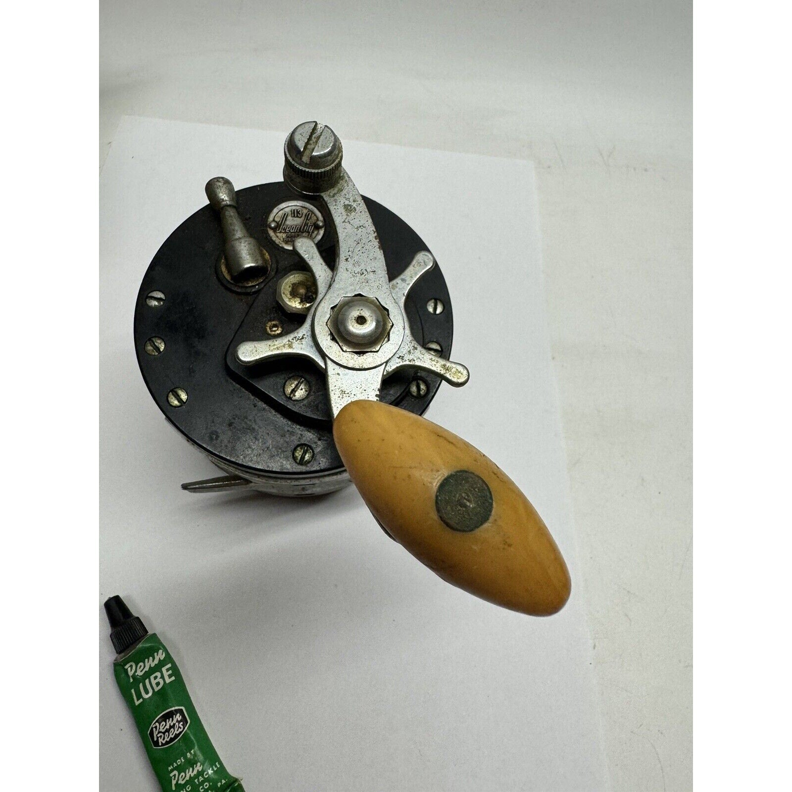 VINTAGE Penn Senator 4/0 #113 Conventional Big Game Saltwater Fishing Reel USA
