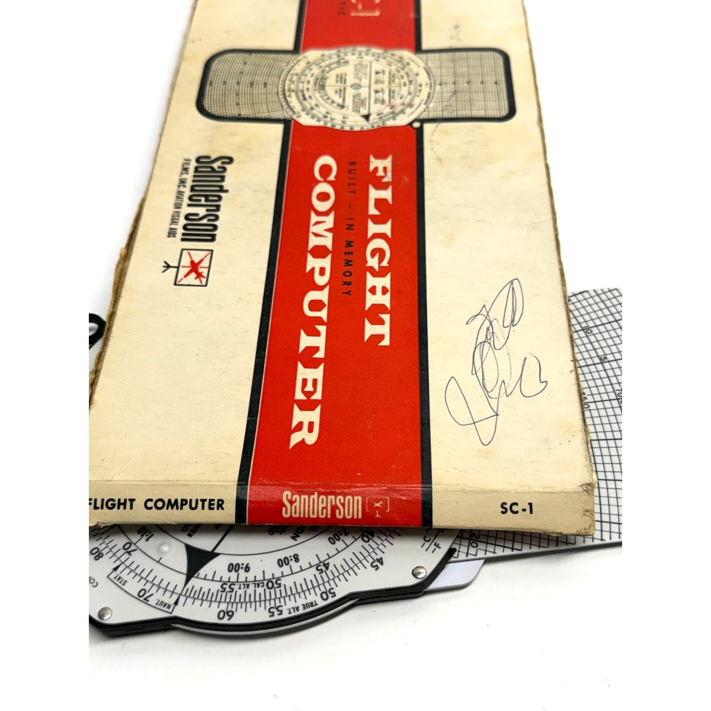 Vintage Sanderson SC-1 Flight Computer in Boxa