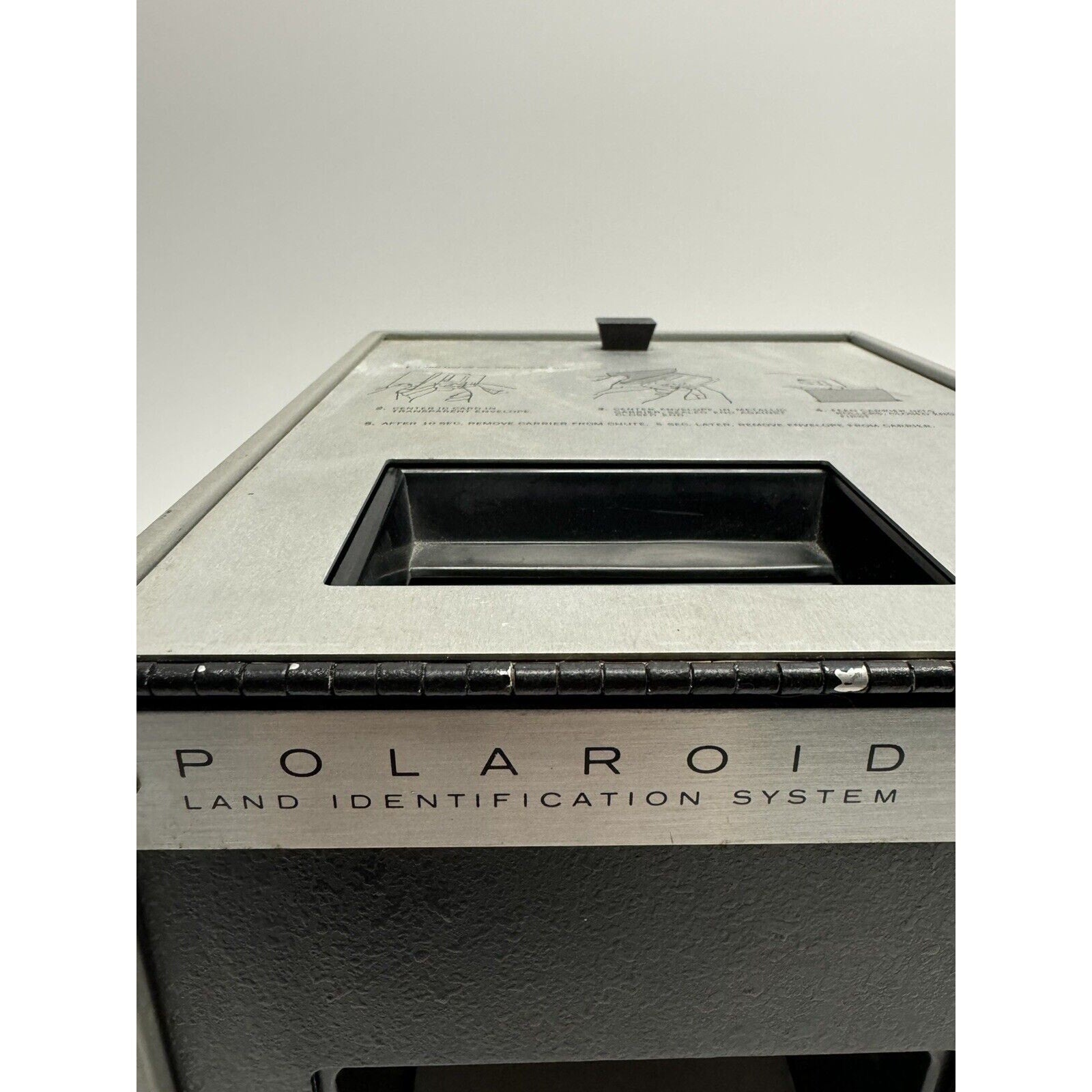 Vintage RARE Polaroid ID-2 Land Identification System Photo ID Camera TURNS ON!