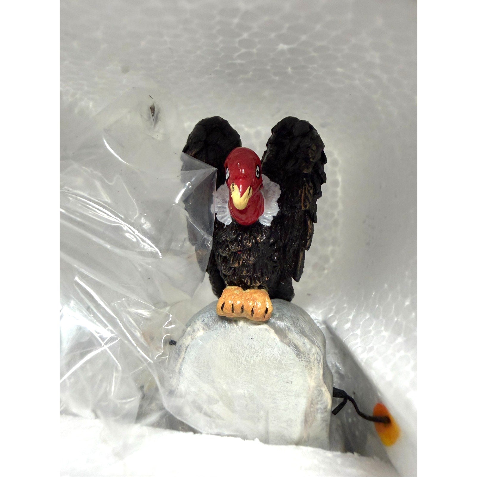 Vintage Dept 56 53072 NEW over the hill tombstone Halloween village accessory