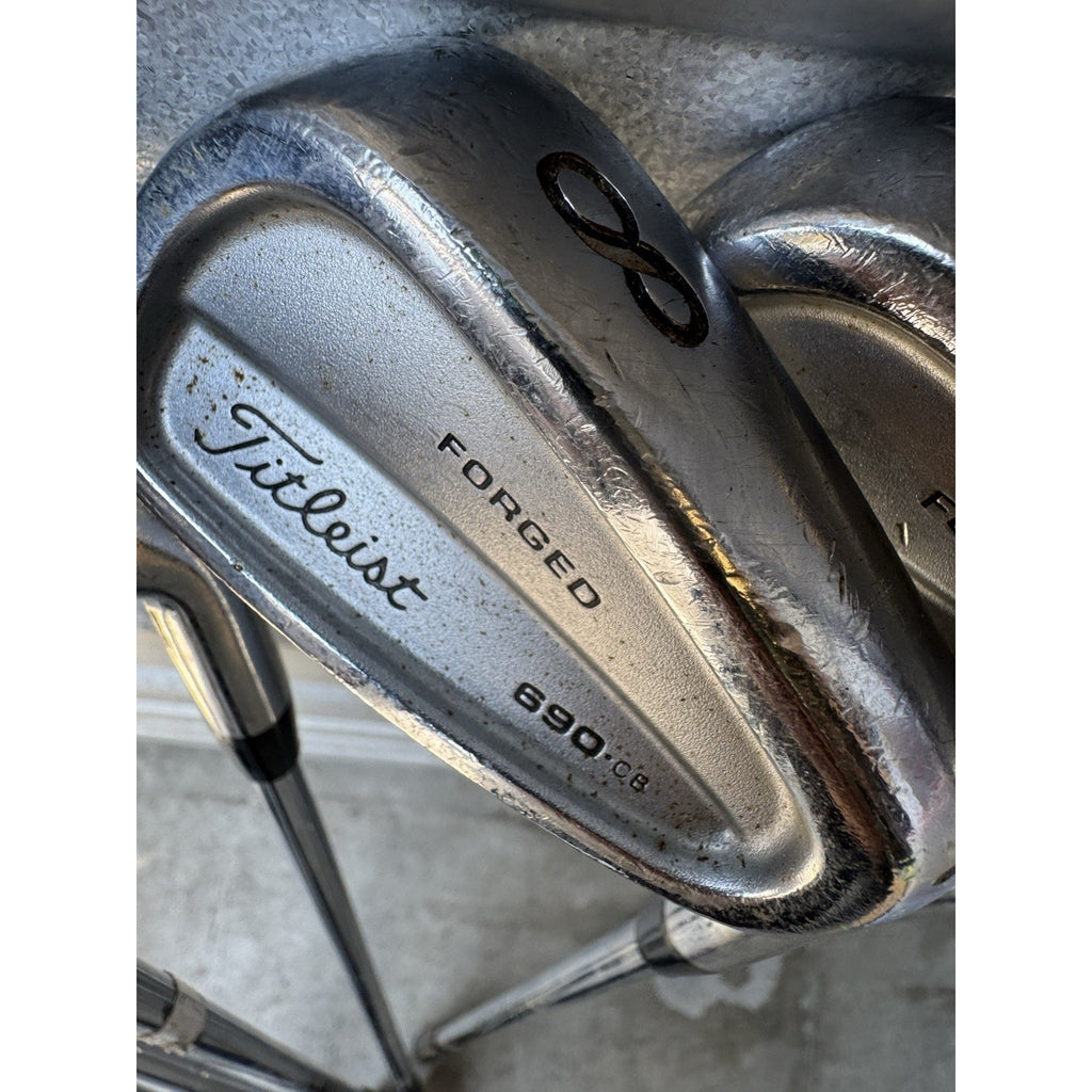 7 Pcs Titleist 690.CB FORGED 3-4-5-6-7-8-9 Iron set w/True Temper Dynamic Gold