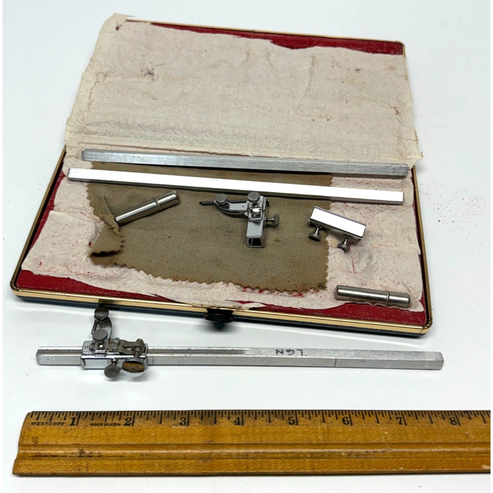Vintage Krekeler Sliding Caliper Gauge Stainless