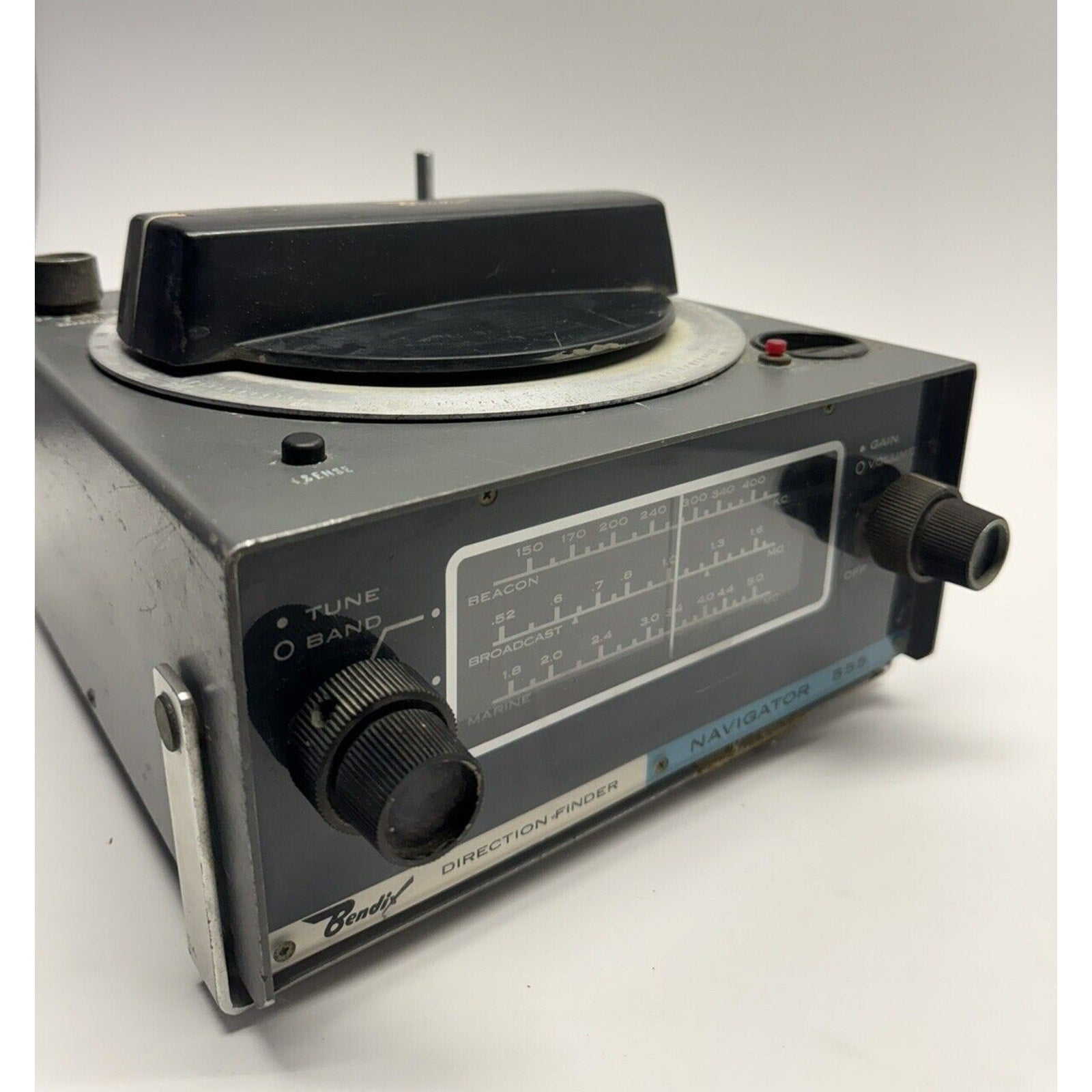 VINTAGE 1970 BENDIX NAVIGATOR 555 Radio Navigator Direction Finder 555 UNTESTED