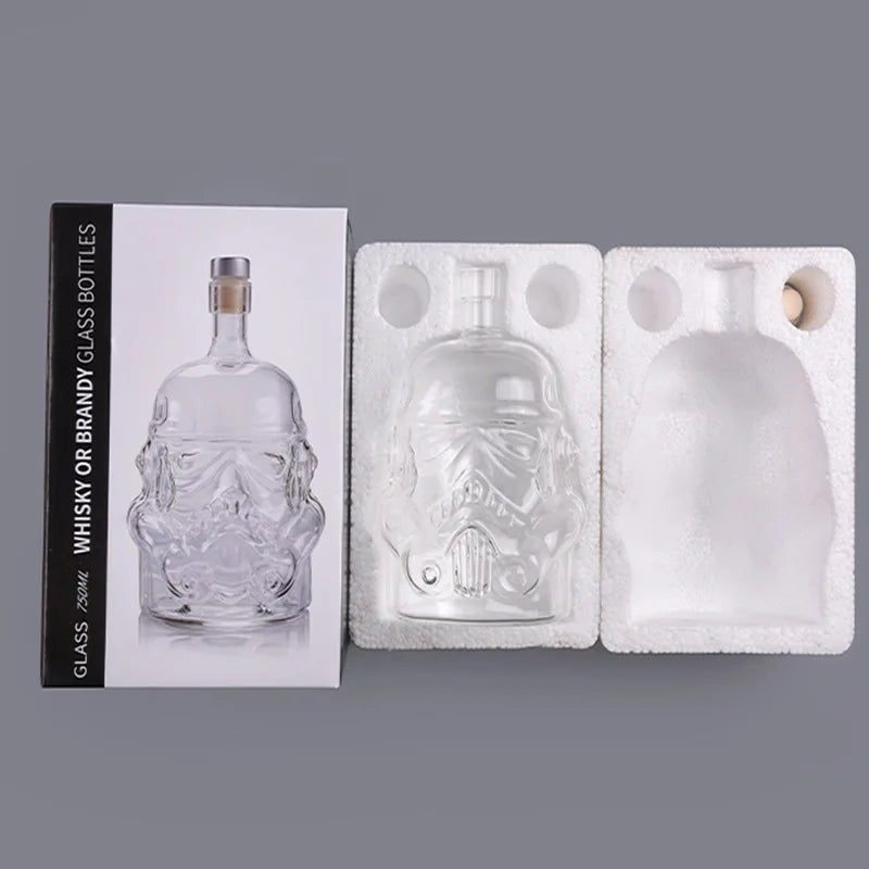 Wine Glass Set Storm Trooper Helmet Whiskey Decanter Whiskey Glass Cup Wine Glasses Accessories Creative Men Gift Bar Party Hot