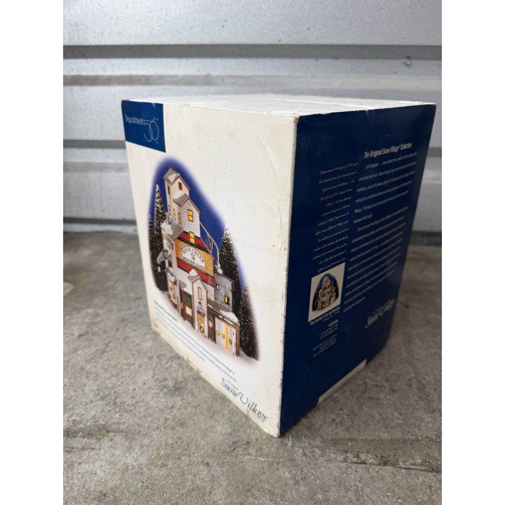 VINTAGE 1998 NOS Dept 56 Snow Village - The Farmer's Co-op Granary - 56.54946