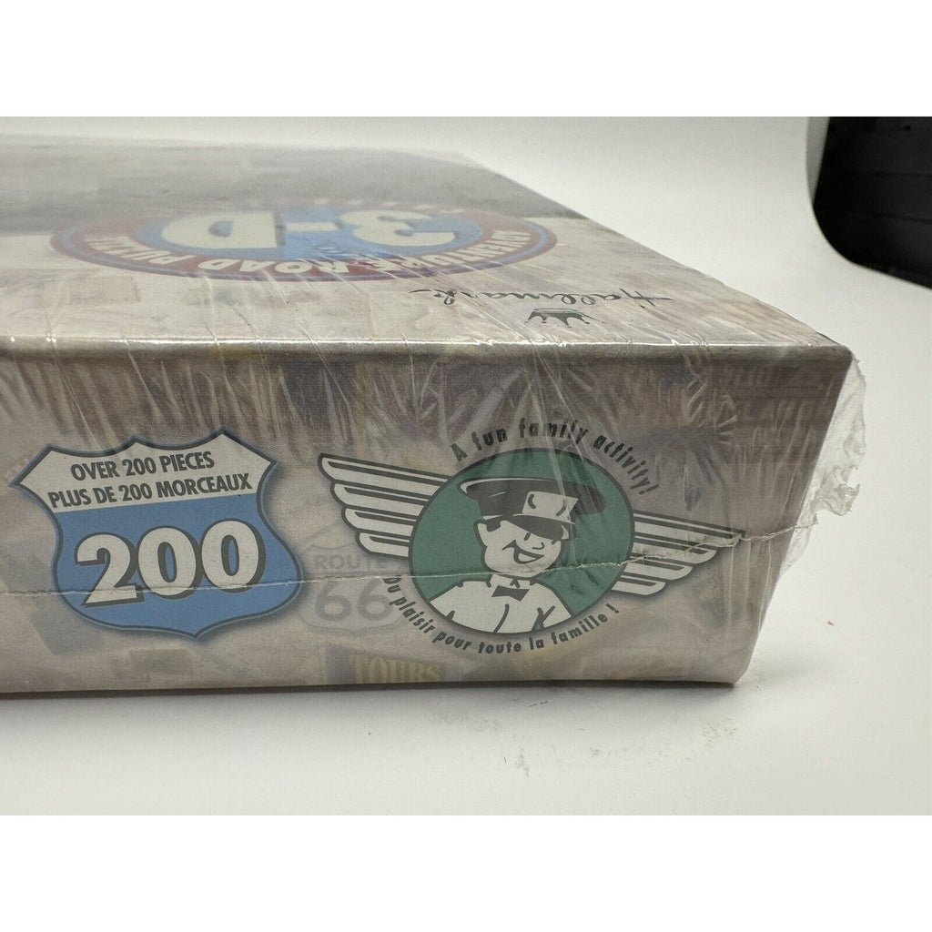 VINTAGE SEAL Hallmark 3-D Adventure Road Jigsaw Puzzle Al's Friendly Gas Station