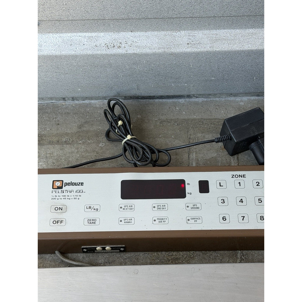 VINTAGE Pelouze PS100P Restaurant Equipment Digital Scale 100 lbs. 45 kg WORKS!