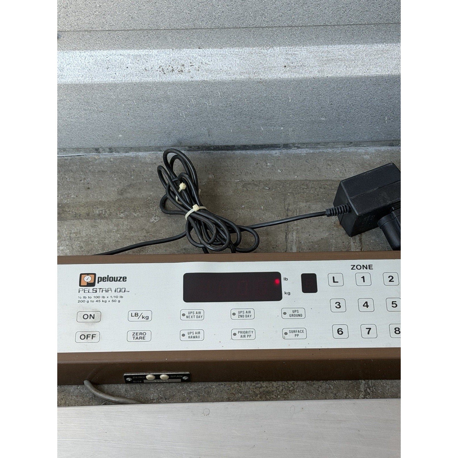 VINTAGE Pelouze PS100P Restaurant Equipment Digital Scale 100 lbs. 45 kg WORKS!