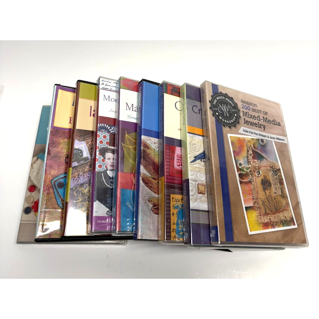 Vintage lot of 9 dvd of quilting arts