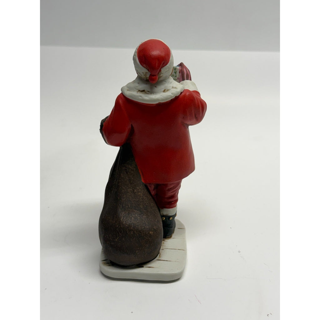 Vintage Norman Rockwell Santa Figurine A Drum For Tommy Dave Grossman 1976