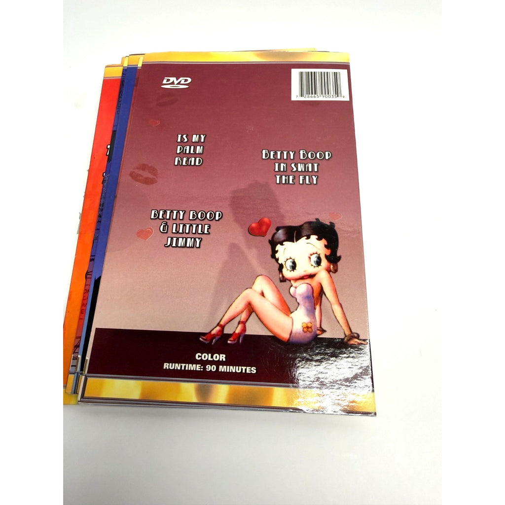 VINTAGE 5 Classic Cartoon DVDs Superman Betty Boop Mighty Mouse