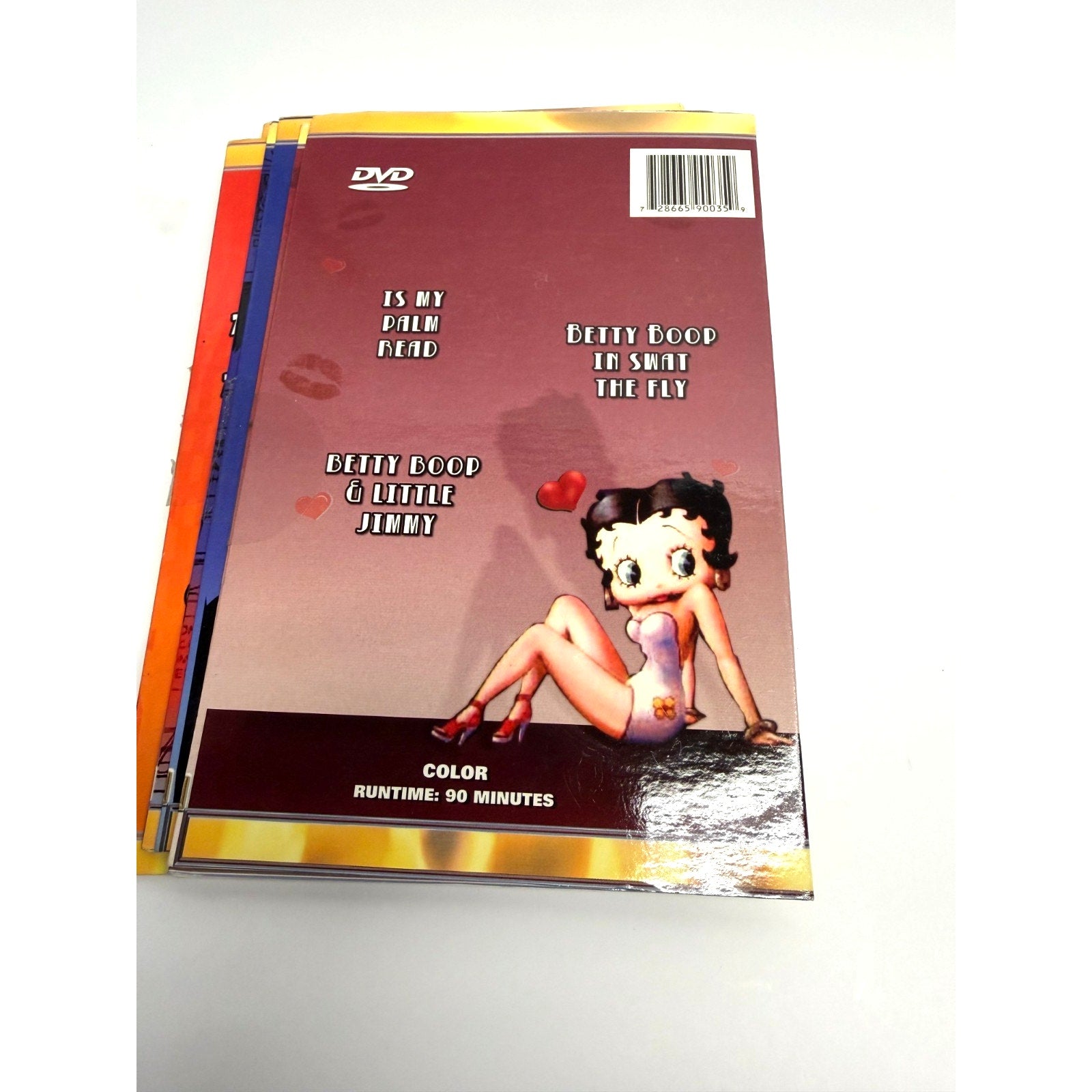 VINTAGE 5 Classic Cartoon DVDs Superman Betty Boop Mighty Mouse