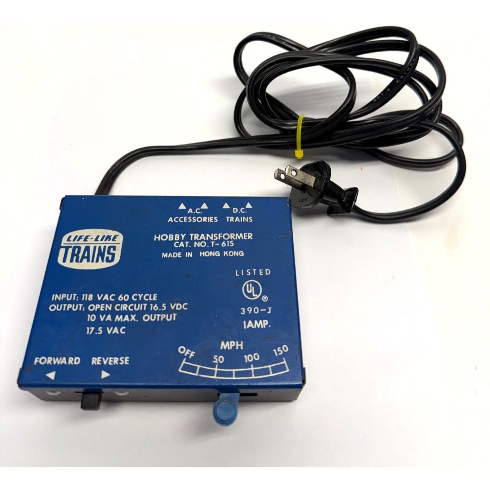 Vintage Life Like T-615 Hobby Transformer Model Train Controller