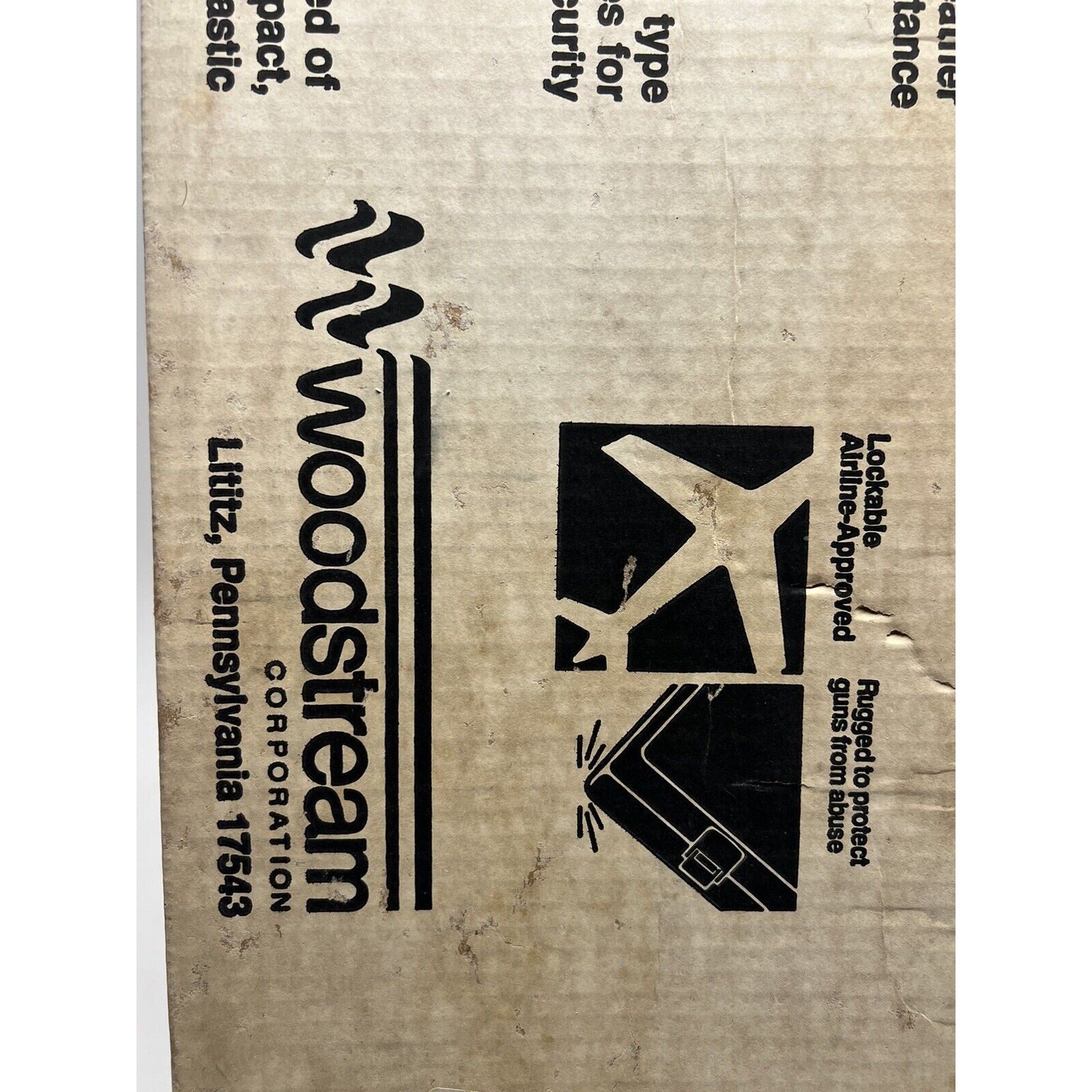 FACTORY SEALED VINTAGE Box Woodstream Rifles & Shotguns Hard Case Foam Inserts