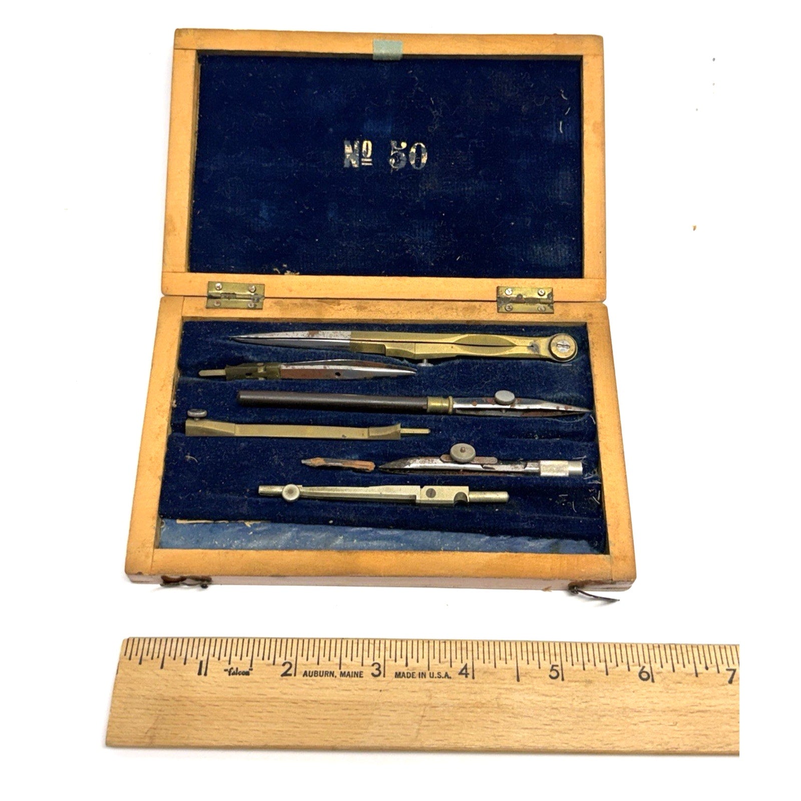 VINTAGE COMPAS SUPERIEURS BREVETES S. G. D. G. Drafting Set