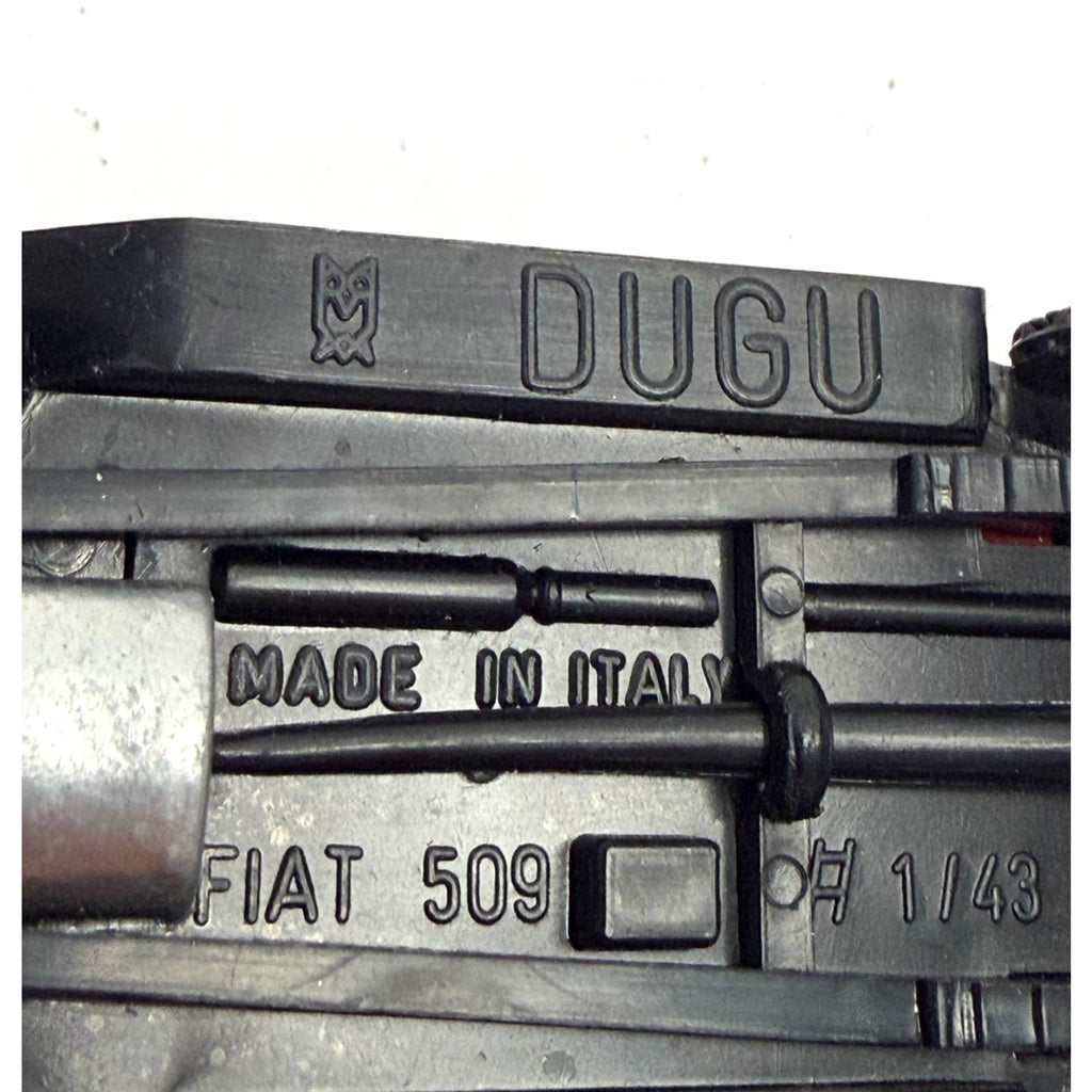 Vintage Dugu 1/43 Scale Fiat 509 Sedan 1924 Maroon/Black Diecast