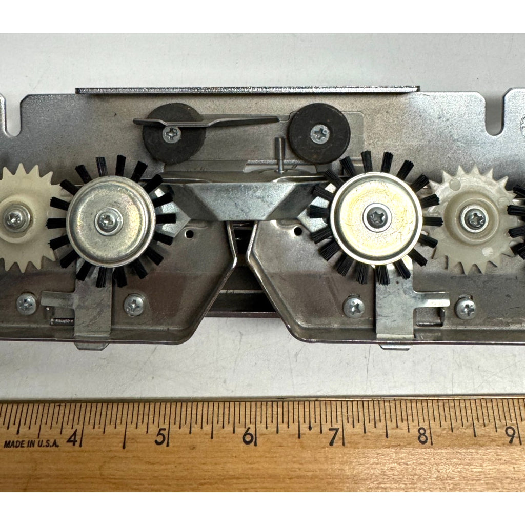 Vintage Toyota Punched Card Knitting Machine Top Lid Gear Fabric Presser Part