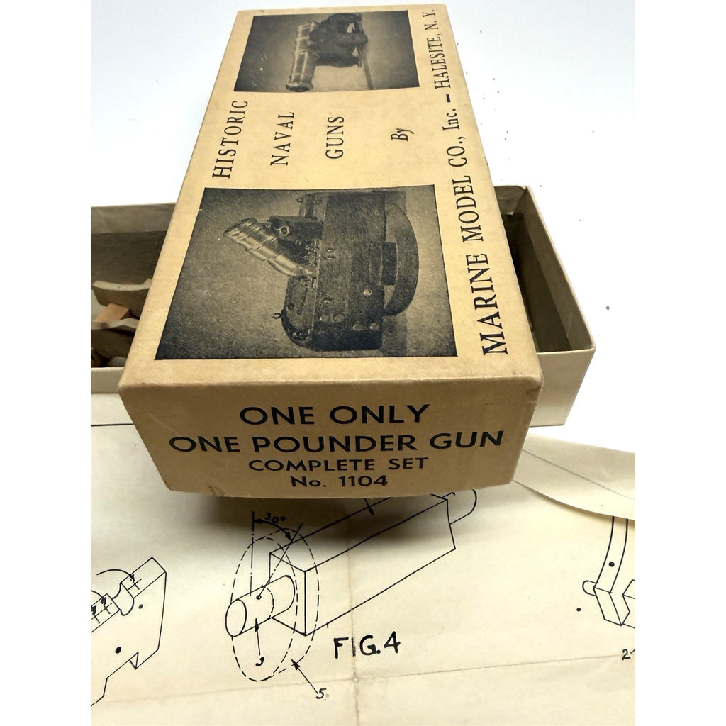 VINTAGE NOS Marine Model Co. GUNS OF HISTORY #1104 "One Pounder"