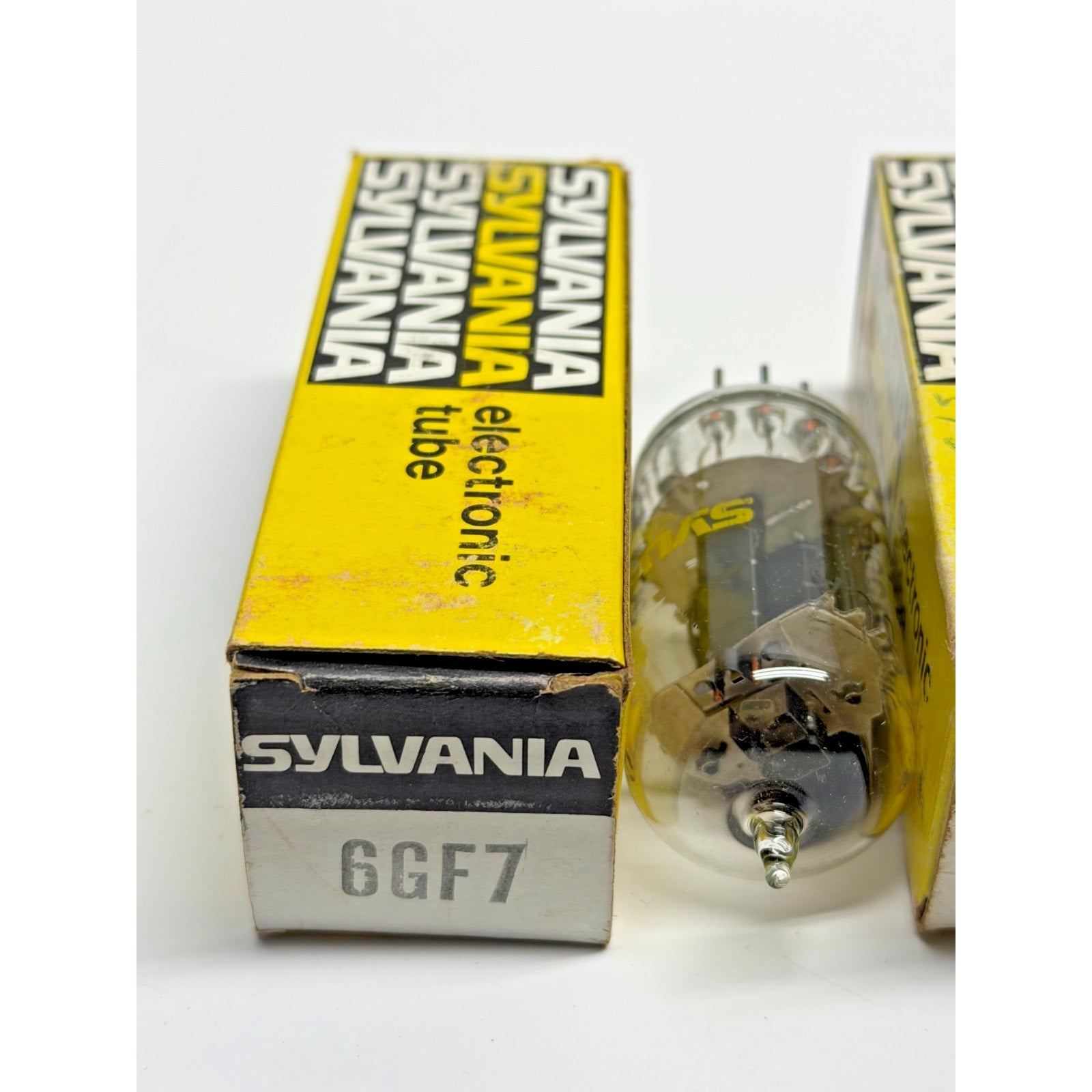 Vintage Lot of 2 NOS Sylvania 6GF7 Vacuum Tube - NIB