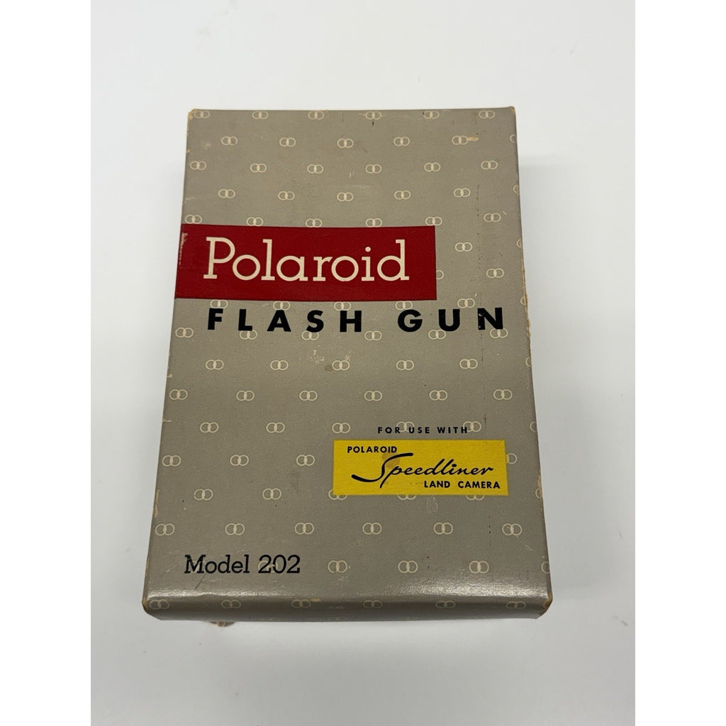 VINTAGE NOS Polaroid Flash Gun Model 202 for Speedliner
