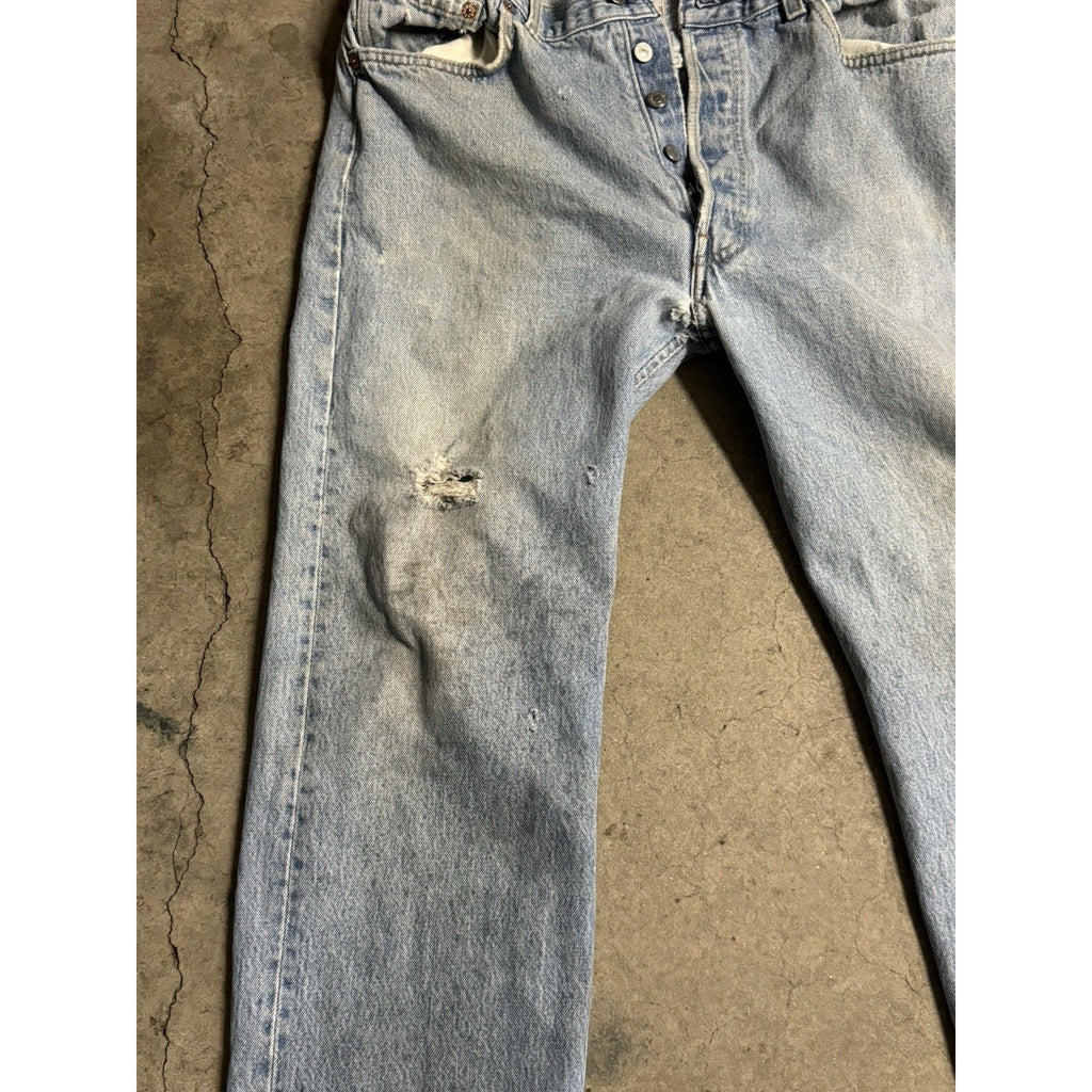 Vintage 1980s Levi's 501-0115 Denim Jeans W36 L30 Made in USA