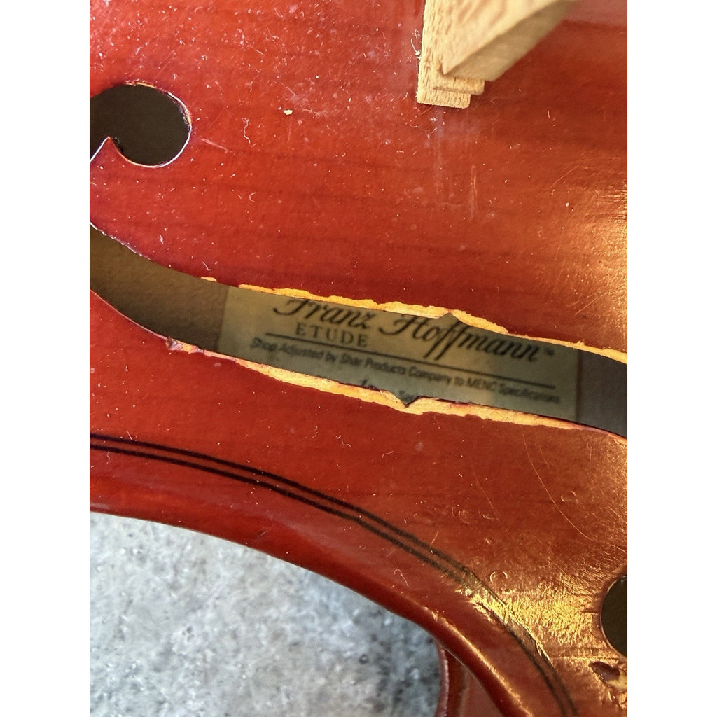VINTAGE 2001 FRANZ HOFFMANN Etude 1/2 VIOLIN w/Bow and Case
