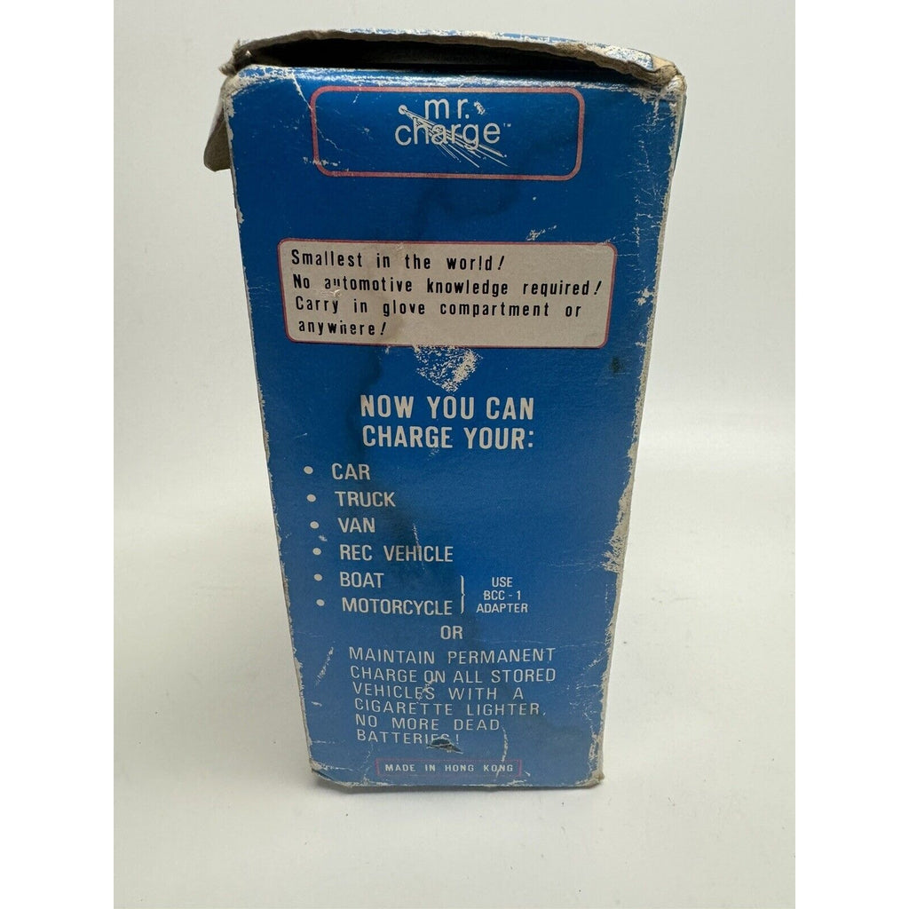 VINTAGE NOS Mr. Charge Automotive Battery Charger Made in USA