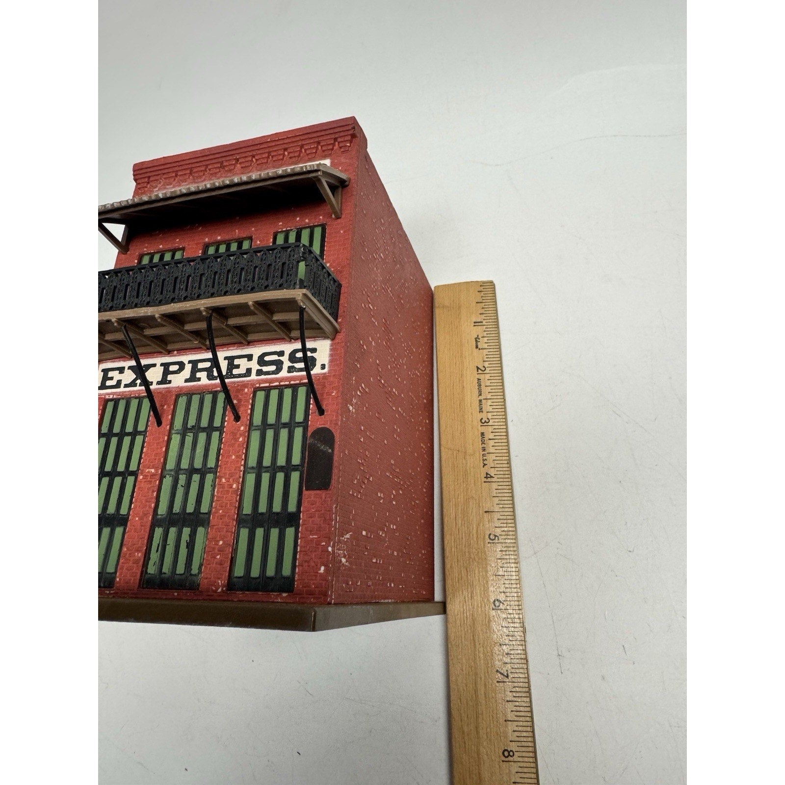 VINTAGE WELLS FARGO Express Building Toy Coin Bank Made in Hong Kong