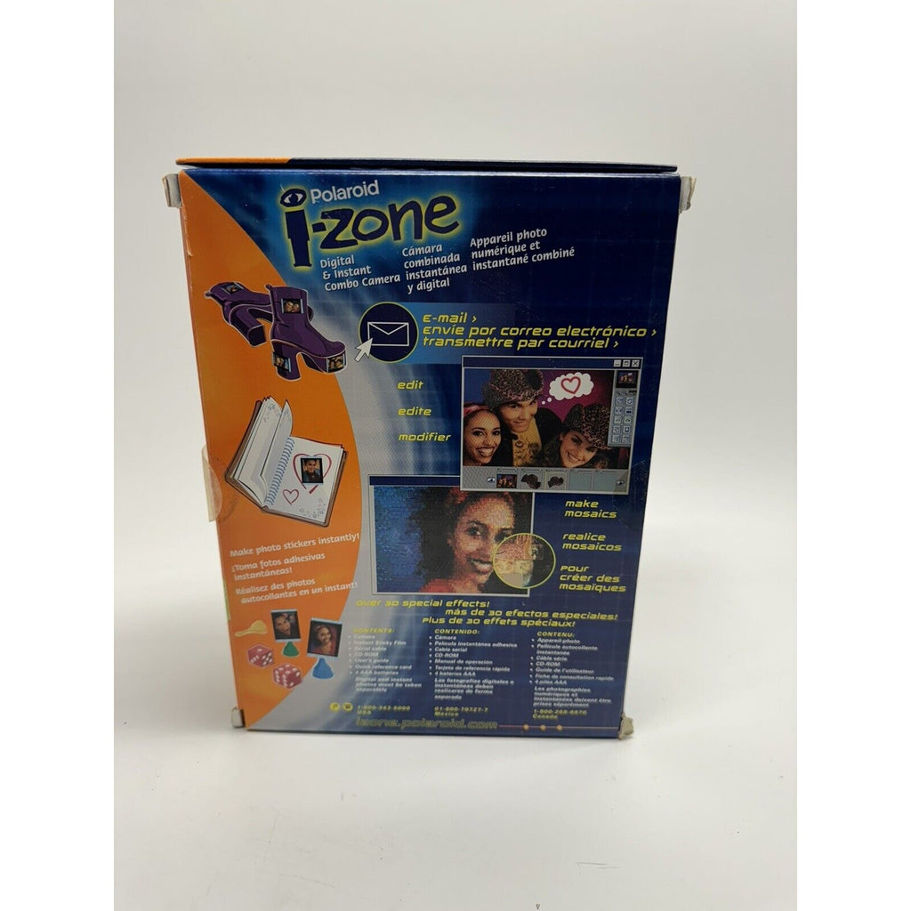 VINTAGE NOS 2000 Polaroid i-Zone Digital & Instant Combo Camera
