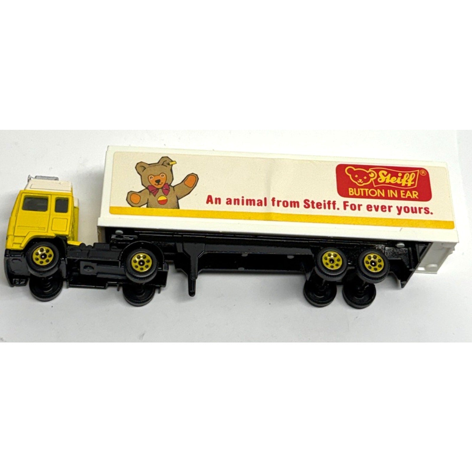 Vtg Corgi Semi Truck Trailer Toy C1231 Volvo Globetrotter Steiff 1985 Great Brit