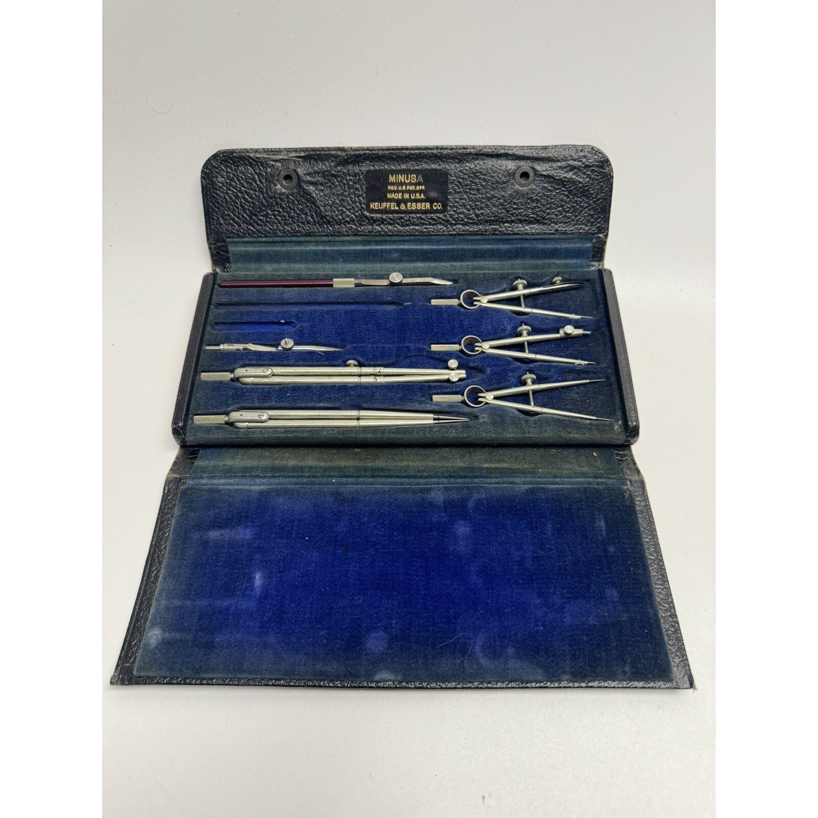Vintage Keuffel & Esser Co. MINUSA SERIES DRAFTING SET 795 1/2