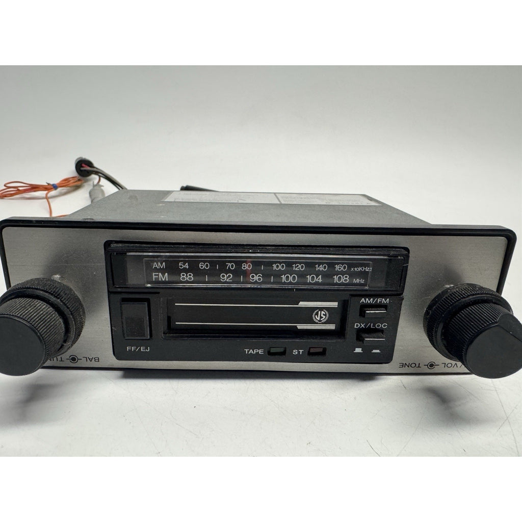 VINTAGE Jet Sound JS-9355 AM/FM Indash Stereo Cassette Made in Japan UNTESTED