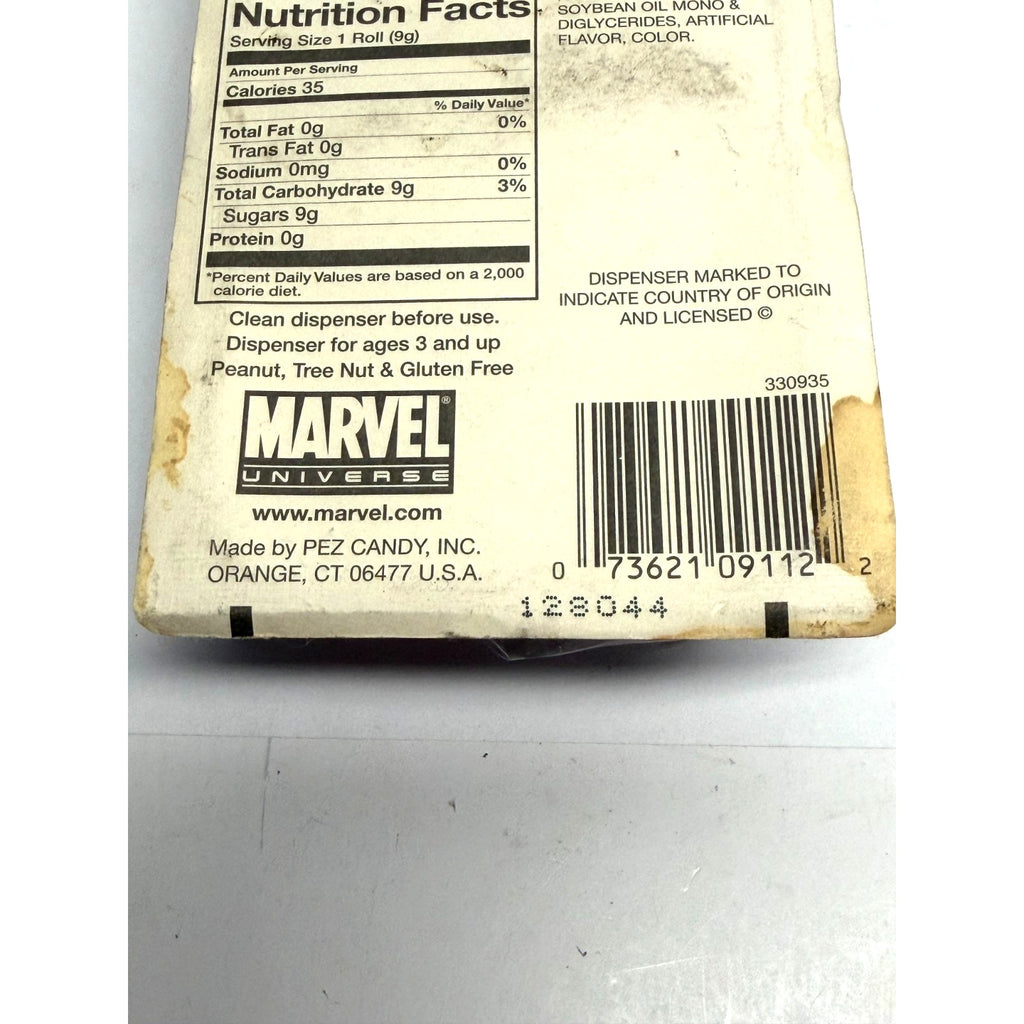 Vintage NOS Marvel Avengers The Incredible Hulk PEZ Dispenser NEW
