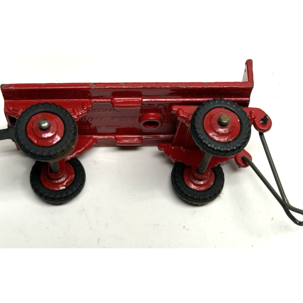 VINTAGE NOS Meccano Dinky Toys 1/43 Scale Diecast Red Farm Trailer #429