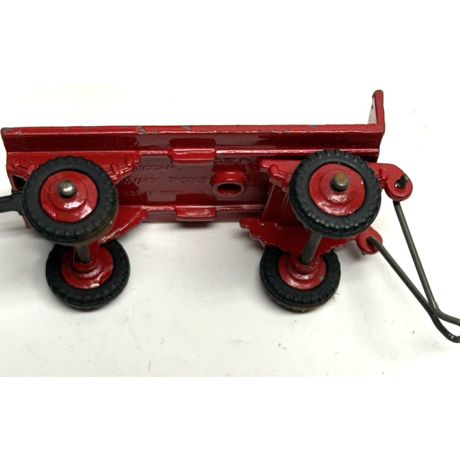VINTAGE NOS Meccano Dinky Toys 1/43 Scale Diecast Red Farm Trailer #429