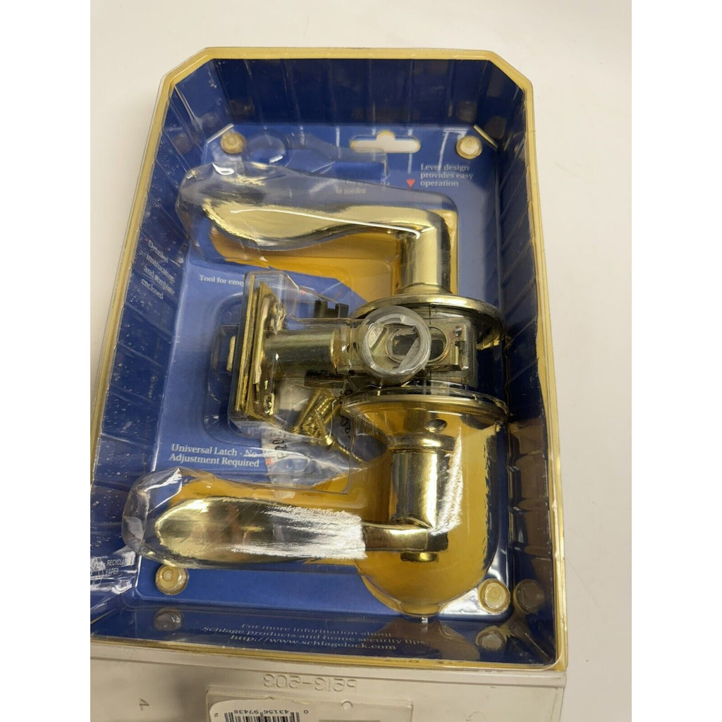 VINTAGE FACTORY SEALED SCHLAGE BED & BATH LOCKING DOOR KNOB SET P513-503