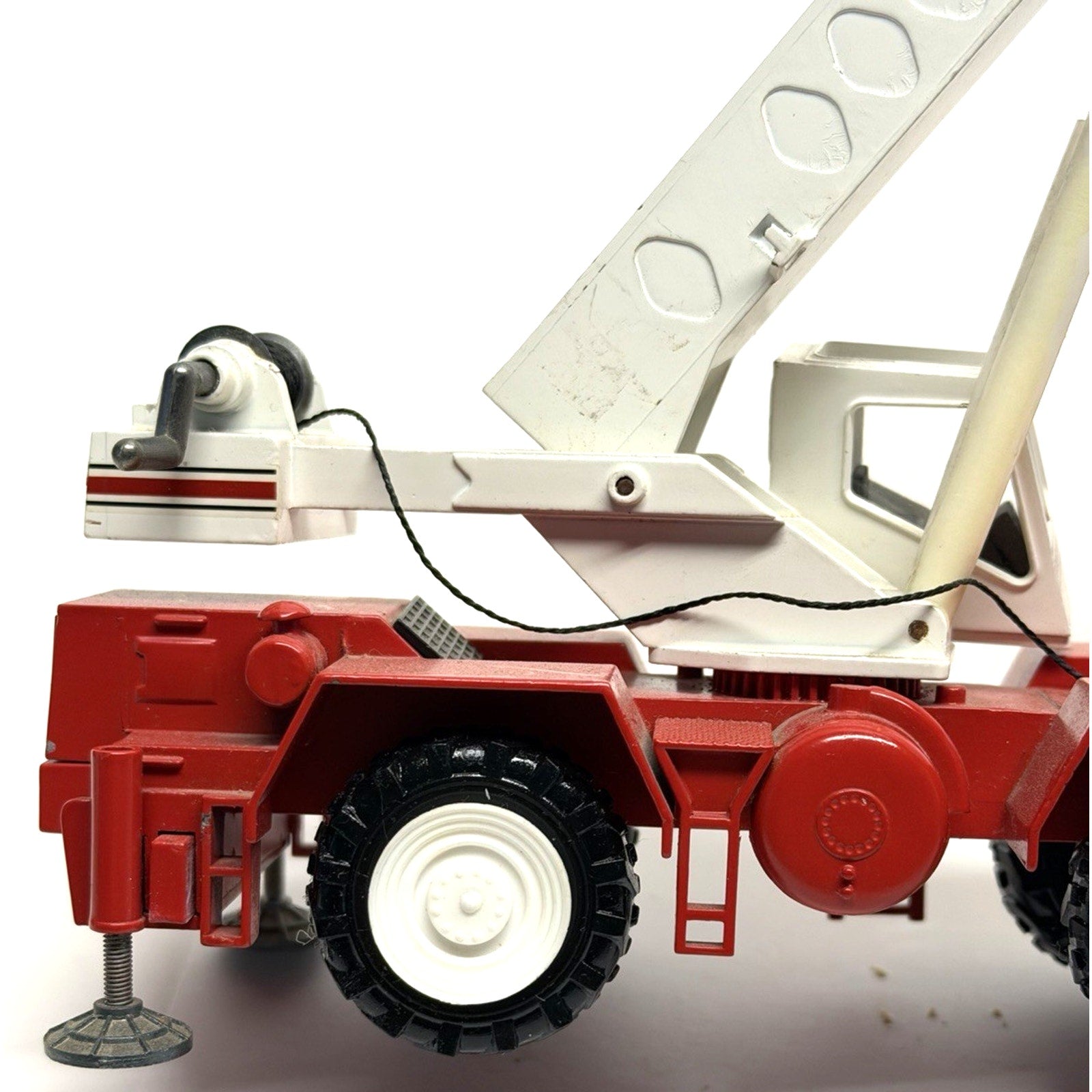 Vintage NZG 1/50 diecast Link-Belt HSP-8060 Rough Terrain Crane #318 GERMANY