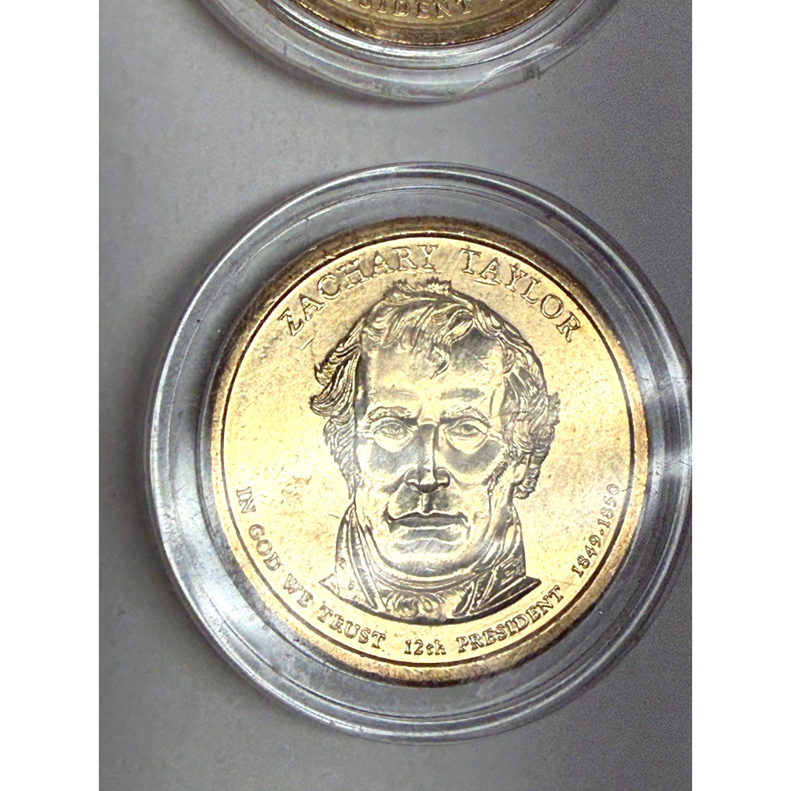 Vintage lot of 4 new 2007 S Presidential Dollar 4 Coin Gem Proof Set
