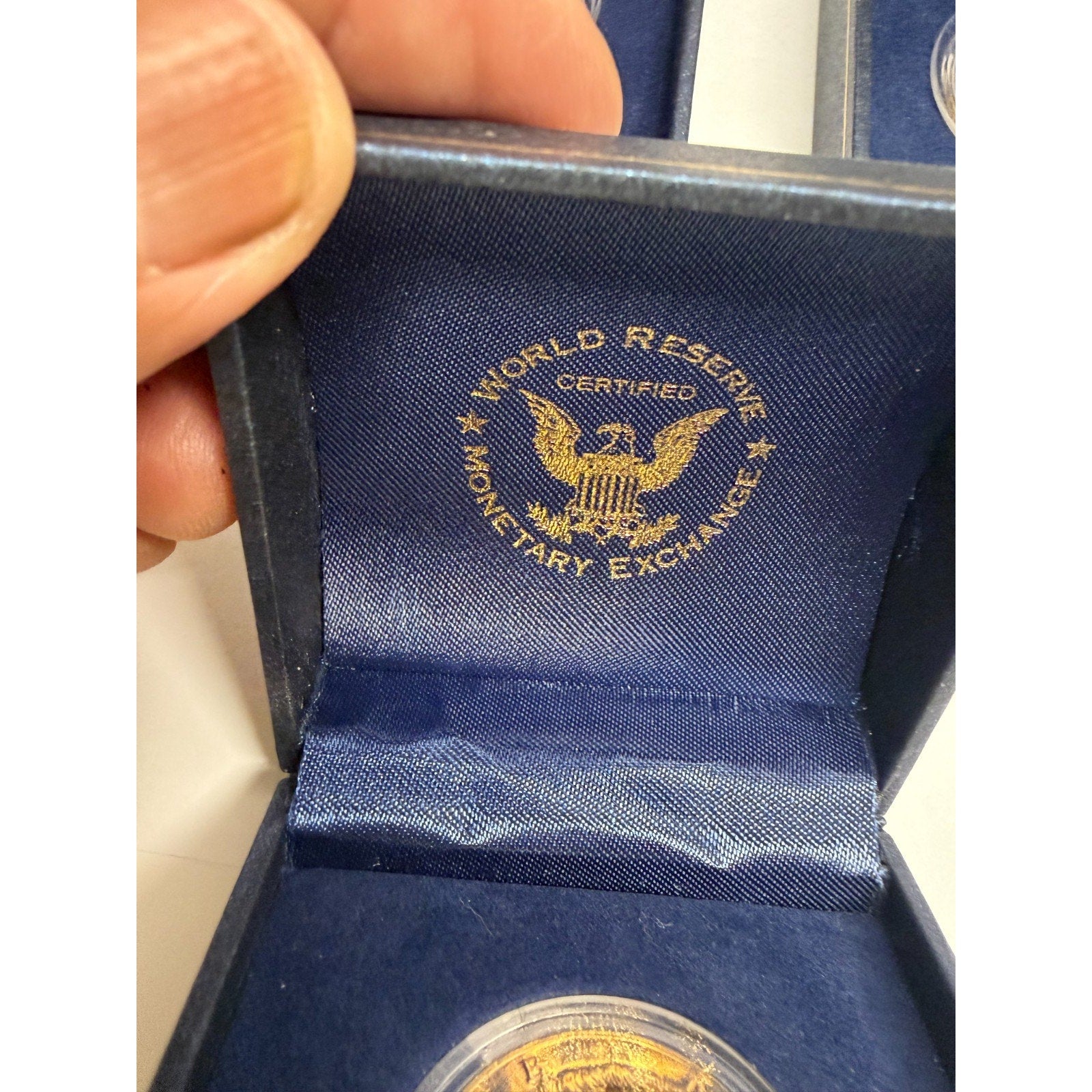 Lot of 3 vintage new 2004-P Gold Plated Kennedy Half Dollar in Monetary Exchange